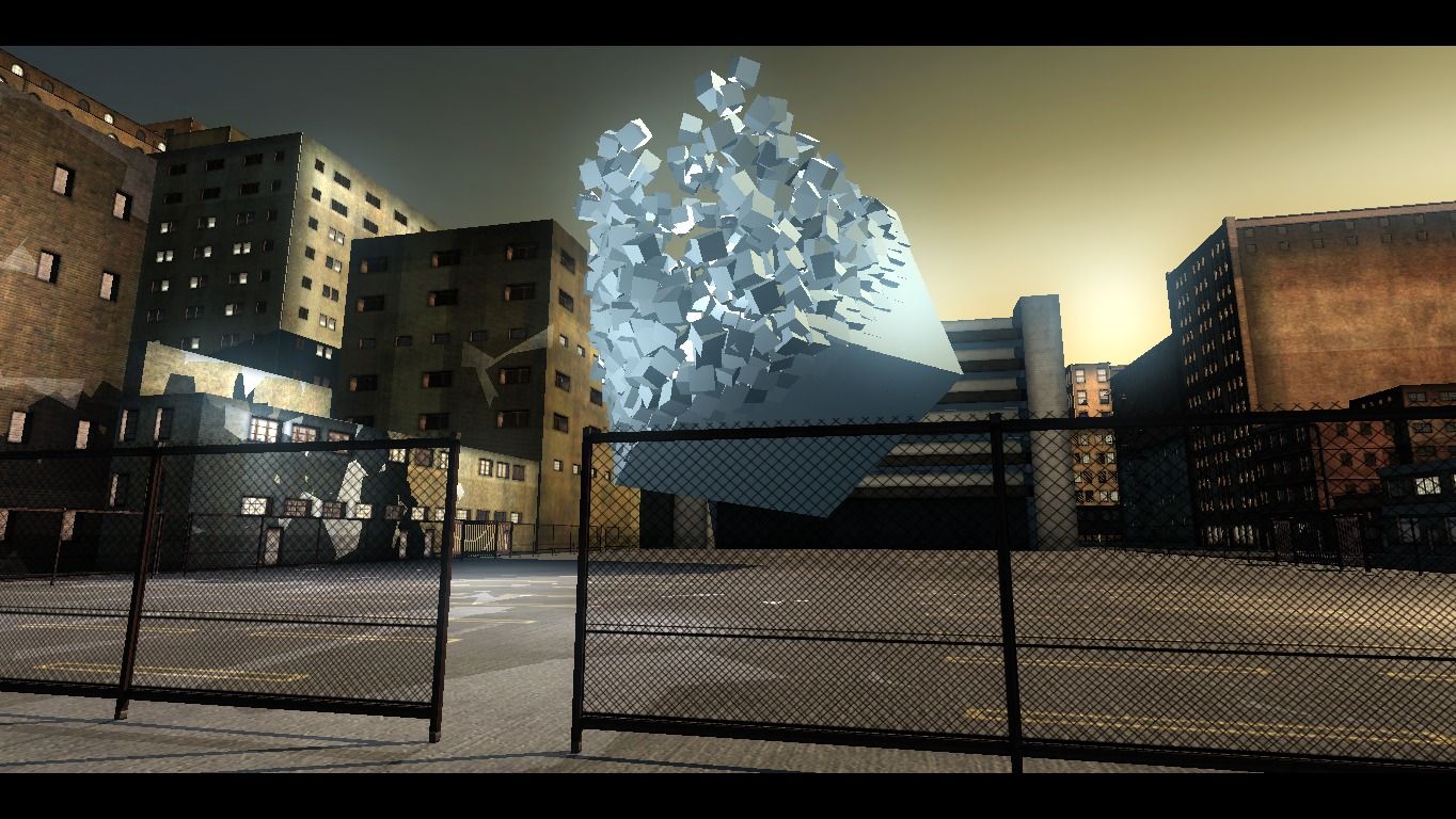 Screenshot from Debris by Farbrausch